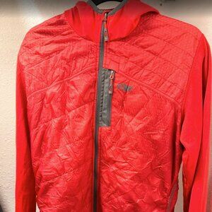 Outdoor Research Deviator Hybrid Insulated Hoody - Red - Men's Large